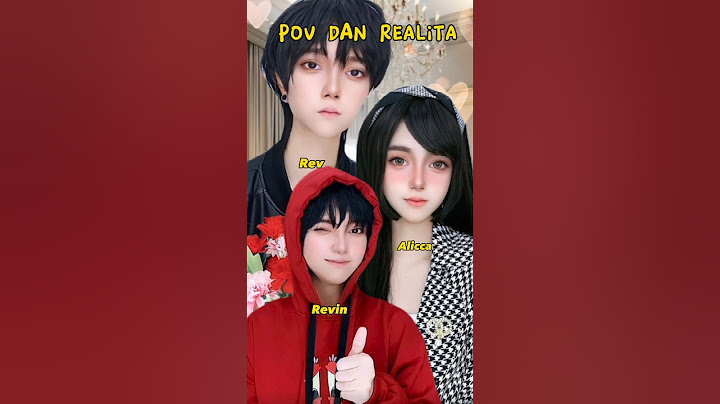 Wajah Asli Rev Alicca dan Revin #pov #shorts
