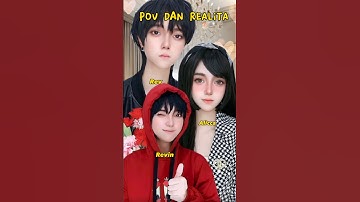 Wajah Asli Rev Alicca dan Revin #pov #shorts