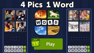 4 Pics 1 Word Daily Puzzle Answers June 15 2026