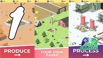 Idle Farmyard - Farming Empire Tycoon Gameplay Walkthrough #1 (Android, IOS)