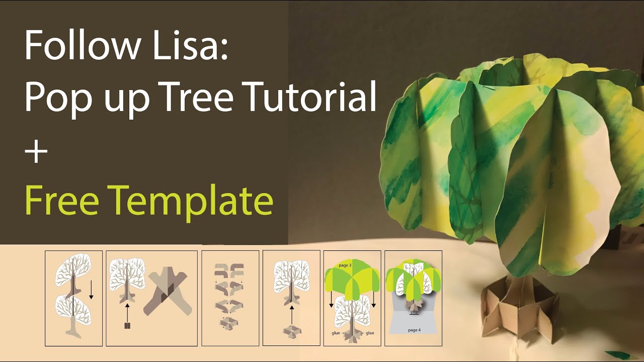 Printable Pop Up Tree Template