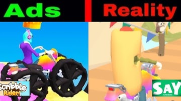 SCRIBBLE RIDER#ADS VS REALITY 😑 BEST GAMEPLAY WALKTHROUGH 😨