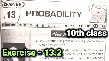 10th class | Maths | 13.Probability chapter | Exercise - 13.2| 10th class mathematics Exercise -13.2
