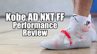 gráfico Leeds Absolutamente Nike Kobe AD NXT FF (FastFit) Performance Review - YouTube
