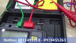 ★Review và hướng dẫn sử dụng đồng hồ đo điện trở cách điện KYORITSU 3125A