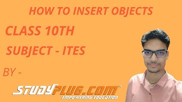 class 10th Insert object,shapes,symbols