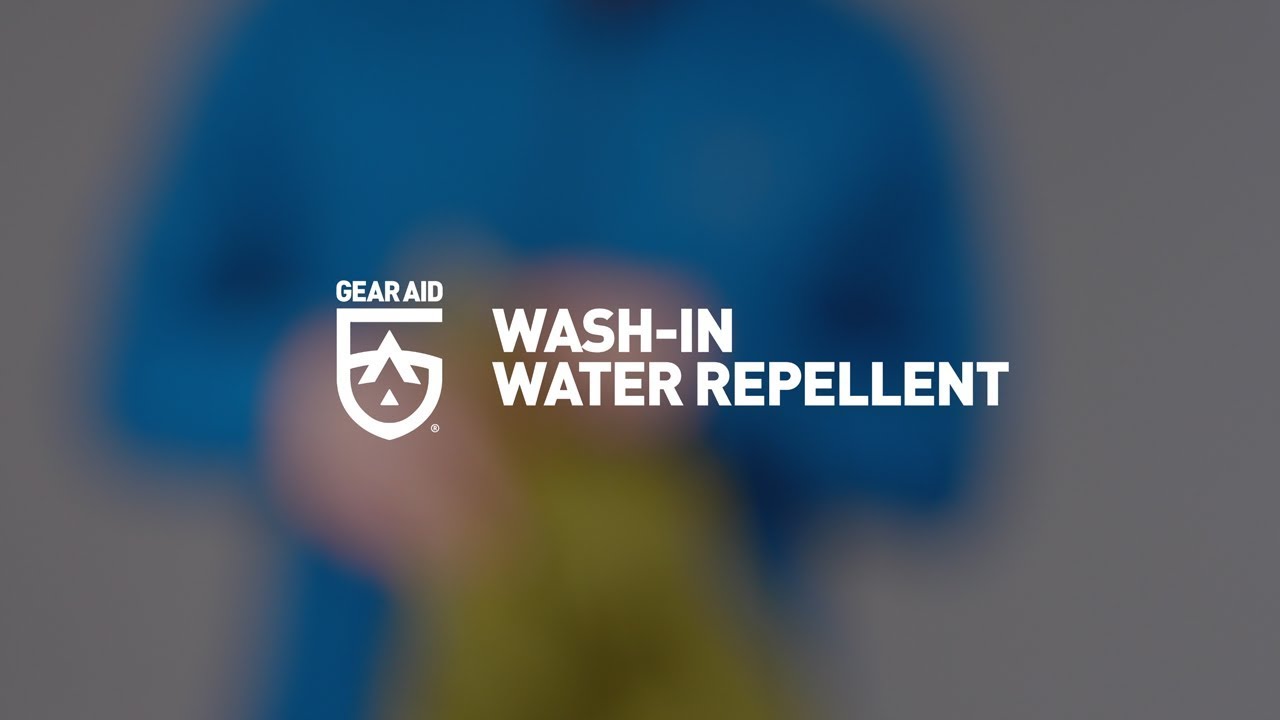 Water repellent: Gear Aid Revivex cleaner and wash-in repellent