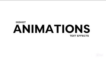 How to create text reveal animations on inshot