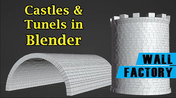 Wall Factory: Create Fort or Tunnels Using Blender