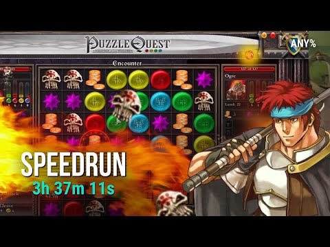 Puzzle Quest: Challenge of the Warlords Speedrun in 3h 37m 11s  World record  | Unforgotten