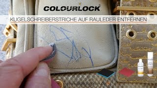 HOW TO REMOVE PEN STROKES ON NUBUCK AND SUEDE - YouTube