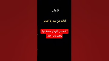 سورة الفجر الشيخ ماهر المعيقلي #الشيخ_ماهر_المعيقلي @MaherAlMuaiqly #سورة #قرآن #اكسبلور