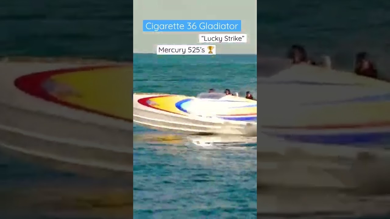 Entering Haulover with Speed ! - Cigarette 36 Gladiator 