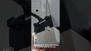 Snapmaker U1 3D printer having Filament Anomaly error code: 0002-0523-0003-0000 fresh out the box.