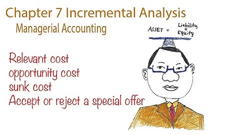 Chapter 7: incremental analysis : relevant cost, opportunity cost, sunk cost, accept or reject order