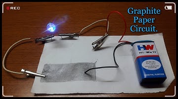 How to make a "Paper Circuit" to glow a L.E.D?