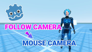 Godot Third Person Control - Simplified Follow Camera To Mouse Camera (Yaw/Pitch Gimbal)