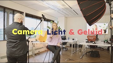 Een kijkje bij de training Camera, Licht en Geluid