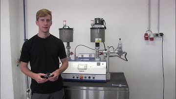 Operating the METER MIX® LiquidShot 3 metering and mixing machine — Video Tutorial (English)