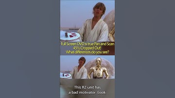 Star Wars A New Hope Full Screen vs Widescreen C3PO and R2 are Sold 2 Bad Motivator