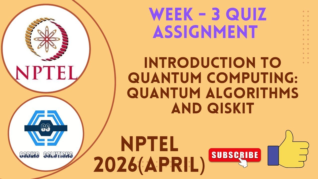 Introduction to Quantum Computing: Quantum Algorithms and Qiskit Week 3 ...