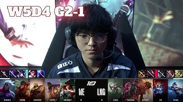 WE vs LNG - Game 1 | Week 5 Day 4 LPL Spring 2023 | Team WE vs LNG Gaming G1