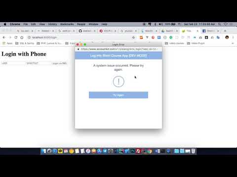 55. Phone Login with account kit