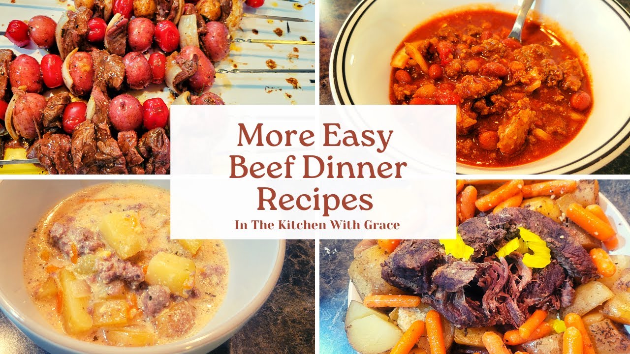 More Quick + Easy Beef Dinner Recipes | Beef Chili, Pot Roast, Steak ...