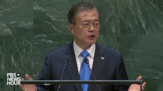 WATCH: Korea President Moon Jae-in's full speech to the UN General Assembly