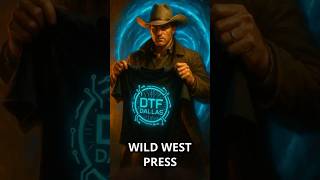 Cowboy Prints a Tee | Wild West ➜ Future #Shorts