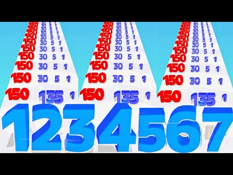 NUMBER MASTER — 95,703 🍰 Eat All Digits 🍩 Run And Merge - YouTube
