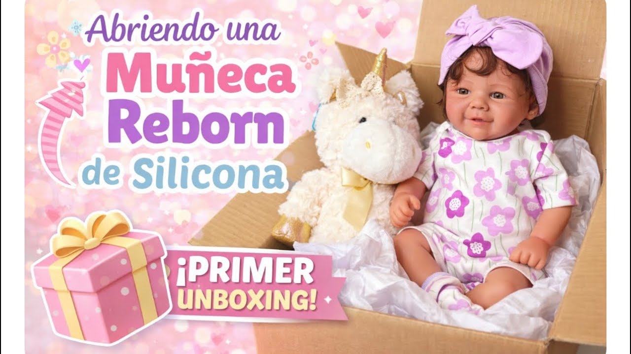 ¡MI PRIMERA MUÑECA REBORN DE SILICONA! 😭💕 Unboxing súper realista