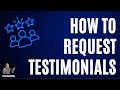 How to Request Testimonials - Web Design Agencies - Freelancers