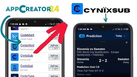 Learn how I build useful mobile apps with AppCreator24 using HTML #SportsPrediction #AppCreator24