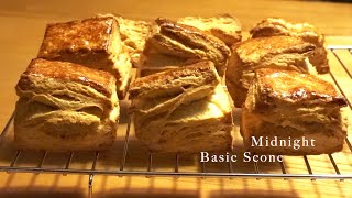 Basic scone/サクふわスコーン/シンプル混ぜて焼くだけ/しっかり腹割れレシピ/ホットサングリアと楽しみましょう