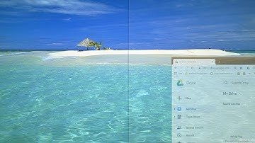 Dragging files into Google Drive
