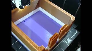 Flying Bear Reborn 2 big print timelapse, 2.8kg of multiple colours of old PLA rolls