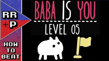 How To Beat/Solve Baba Is You: Level 05 (Volcano) - Baba Is You Puzzle Solution Guide #6