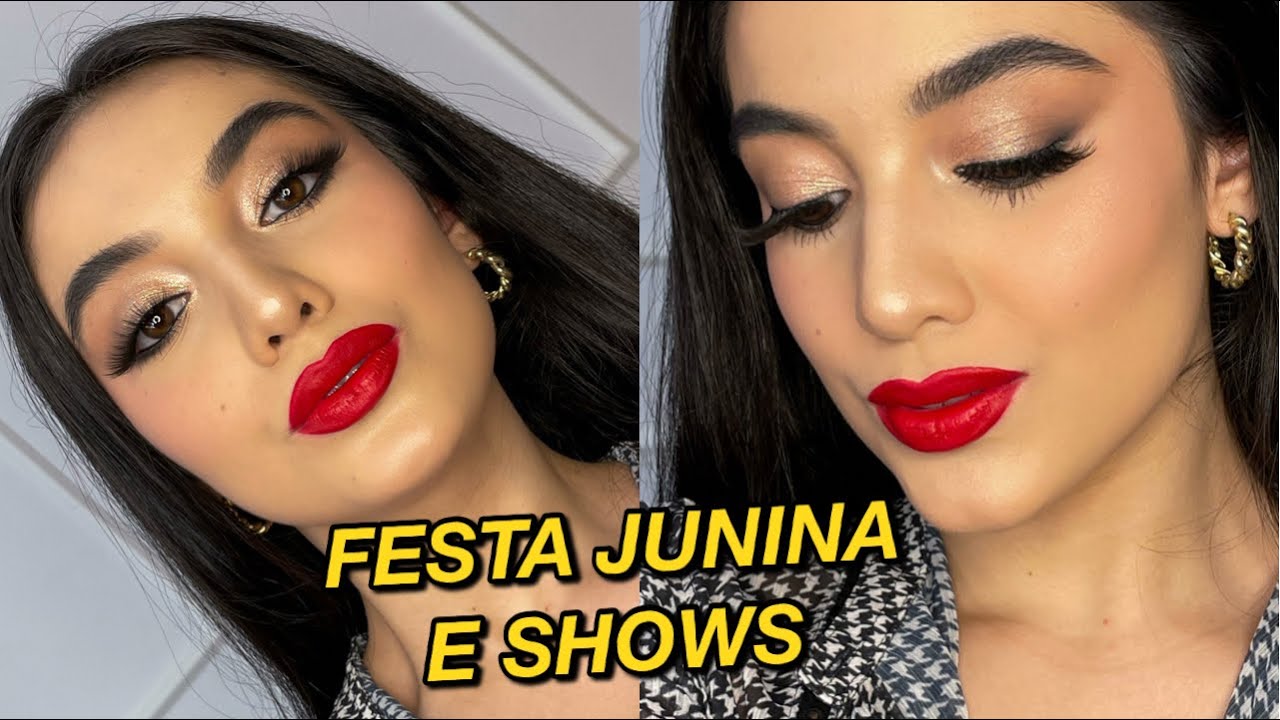 vídeo como fazer maquiagem pra festa junina｜Pesquisa do TikTok