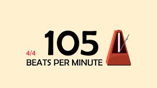 105 BPM 4/4 Metronome