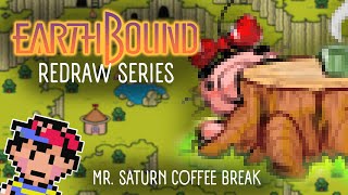 EarthBound Redraw Series \\ MR. SATURN Coffee Break!
