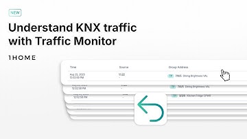 Full visibility into your KNX system with 1Home Traffic Monitor