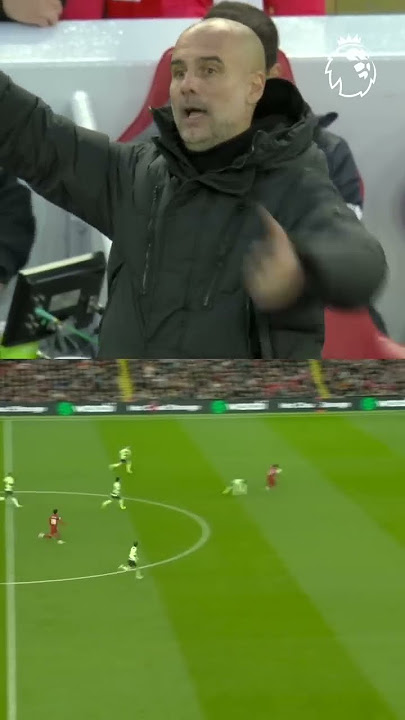 Guardiola & Klopp react to Salah’s goal #shorts