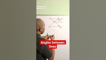 Solving Angles Between Lines. #lines #angles #geometry #mathswithgpad #STEM #GCSE