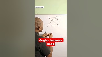 Solving Angles Between Lines. #lines #angles #geometry #mathswithgpad #STEM #GCSE