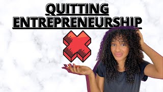 SHOULD I QUIT MY BUSINESS?? | FAILING at entrepreneurship | Small Business Advice