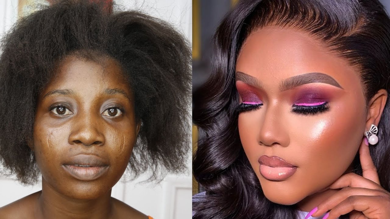 VIRAL⬆️ BRIDAL MAKEUP & BRIDAL HAIRSTYLING 😱FOR DARK SKIN 🍫 BEAUTIFUL WEDDING MAKEUP & WEDDING