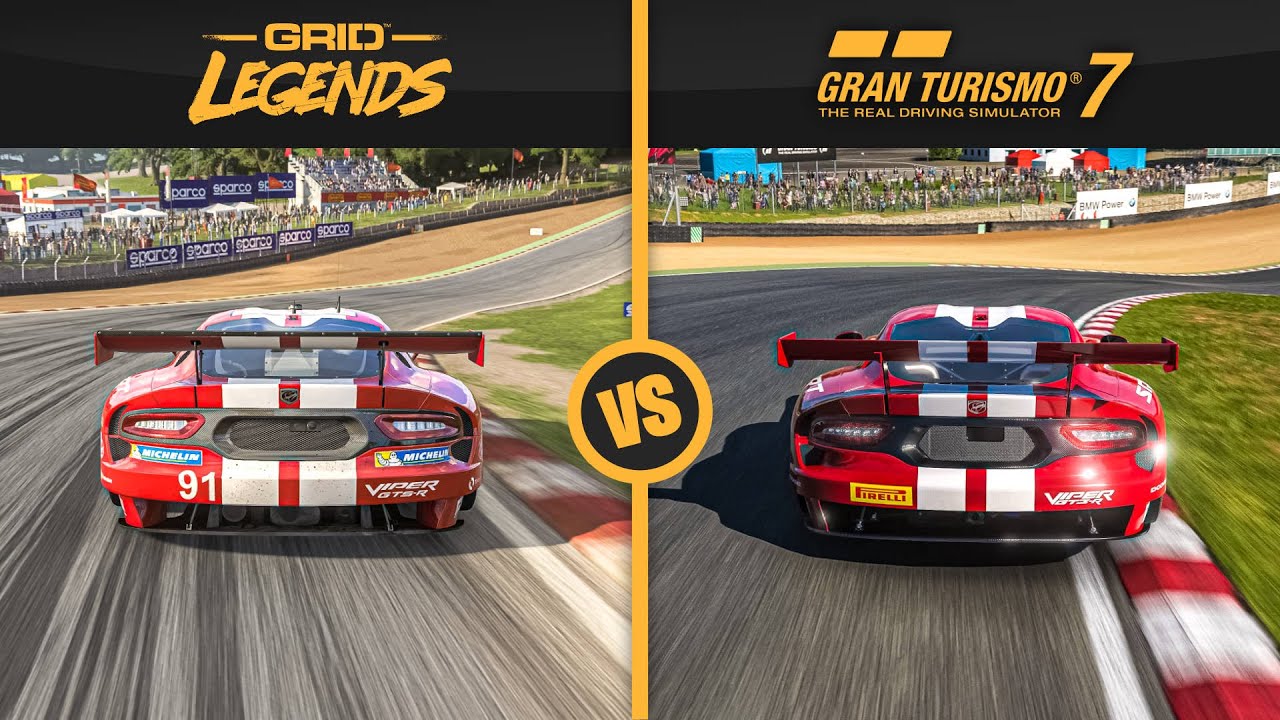 Gran Turismo 7 vs GRID Legends Comparison Only 1 Lap Dodge Gr.3 Viper
