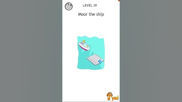 Dop2: Delete One Part level 19 Answer | Moor the ship | Easy Gameplay #Shorts #dop2