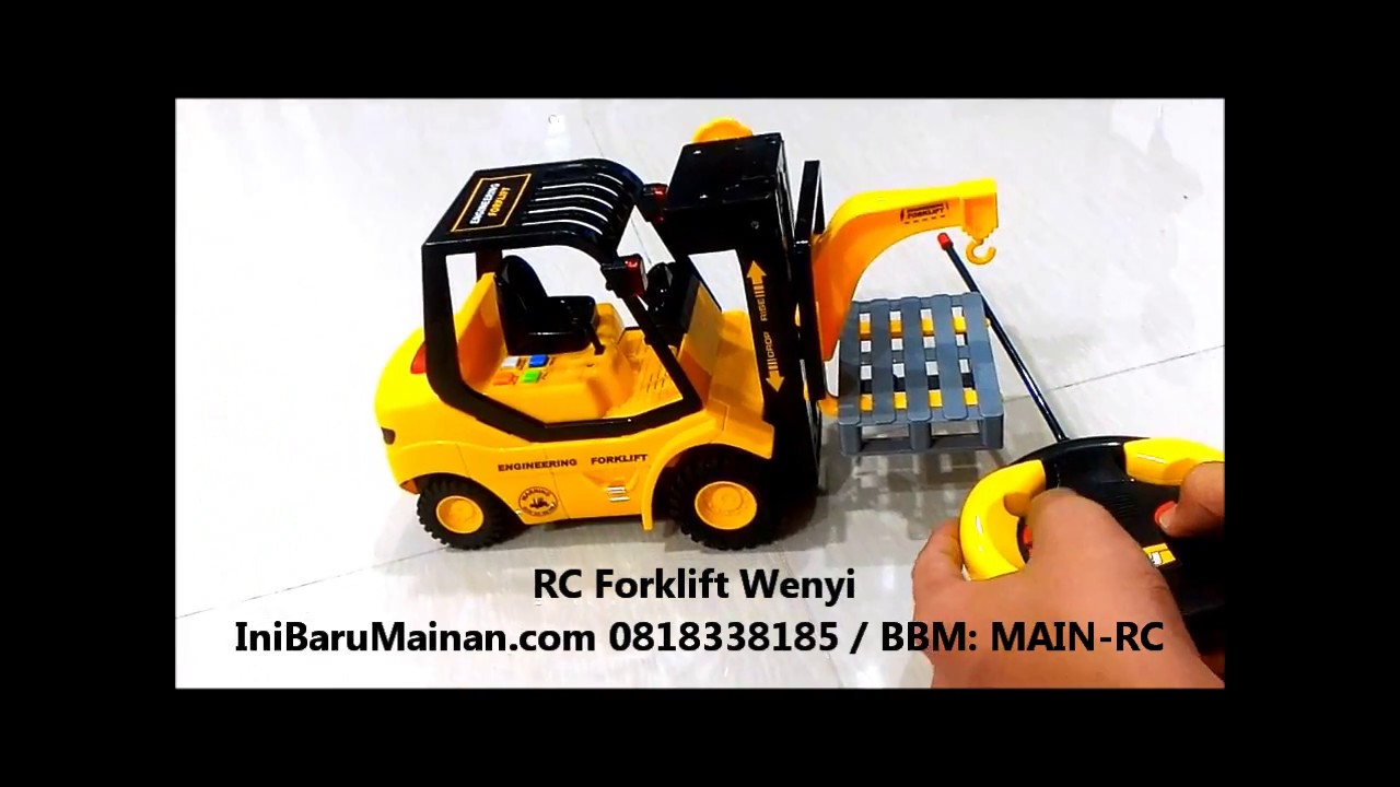 Jual Mainan Anak Murah RC Alat Berat Forklift Wenyi YouTube